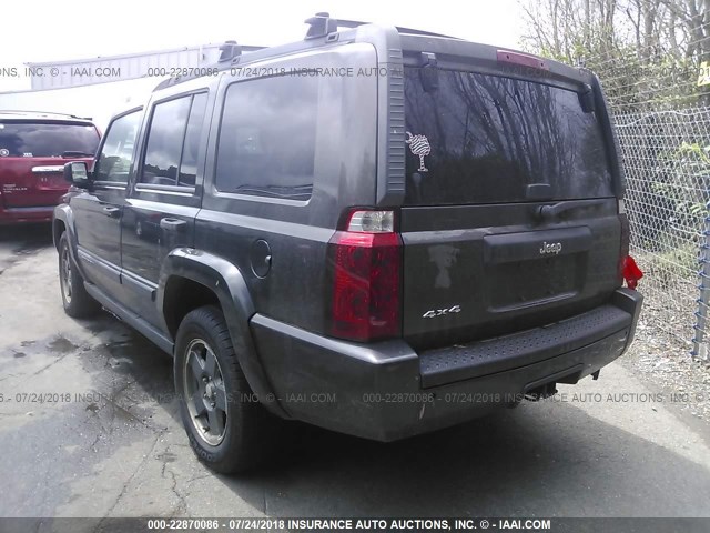1J8HG48K36C209227 - 2006 JEEP COMMANDER ნაცრისფერი ფოტო 3