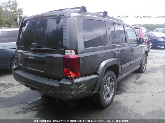 1J8HG48K36C209227 - 2006 JEEP COMMANDER ნაცრისფერი ფოტო 4