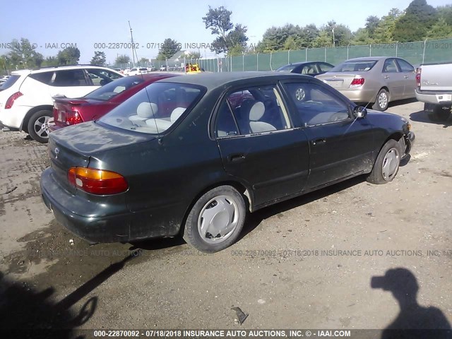 1Y1SK528X1Z430047 - 2001 CHEVROLET GEO PRIZM LSI GREEN photo 4