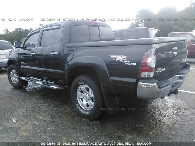 3TMJU62N09M073075 - 2009 TOYOTA TACOMA DOUBLE CAB PRERUNNER BLACK photo 3