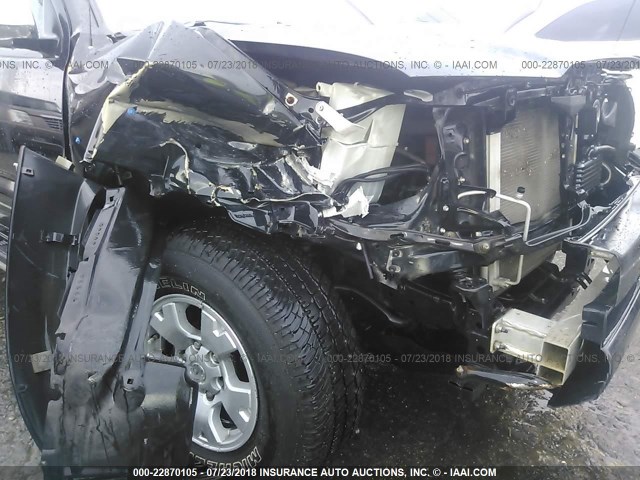 3TMJU62N09M073075 - 2009 TOYOTA TACOMA DOUBLE CAB PRERUNNER BLACK photo 6