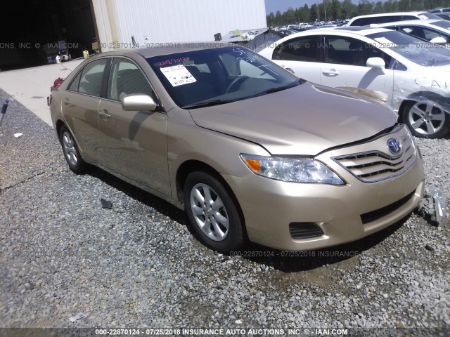 4T1BF3EK5BU128695 - 2011 TOYOTA CAMRY SE/LE/XLE ოქროსფერი ფოტო 1