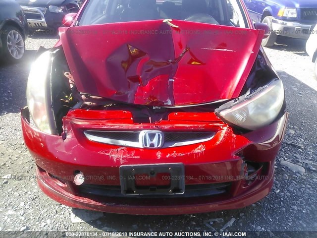 JHMGD38647S014364 - 2007 HONDA FIT S 红色 照片 6