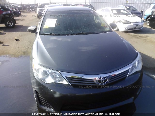 4T4BF1FK8DR290171 - 2013 TOYOTA CAMRY L/SE/LE/XLE GRAY photo 6