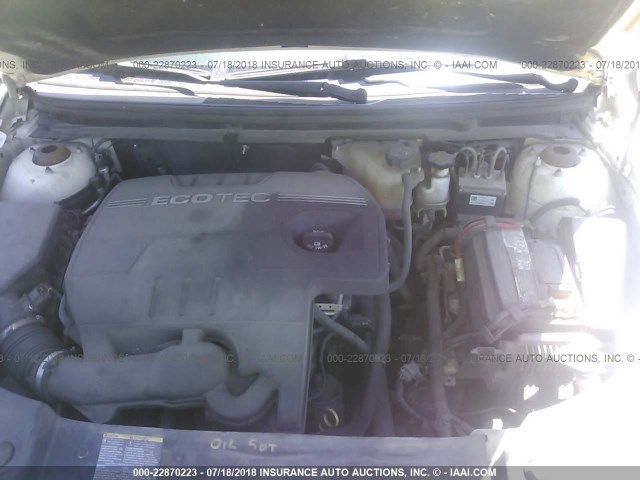 1G1ZH57B484296500 - 2008 CHEVROLET MALIBU 1LT თეთრი ფოტო 10