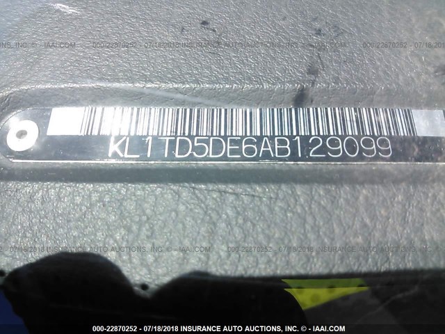KL1TD5DE6AB129099 - 2010 CHEVROLET AVEO LS/LT 红色 照片 9