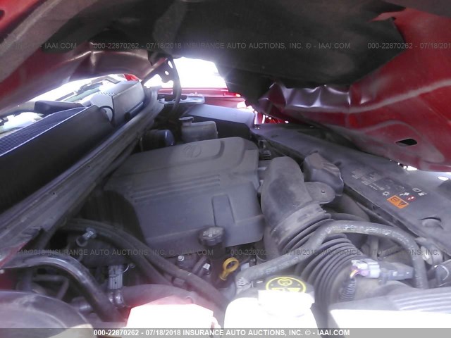 3GTP2VE77DG166299 - 2013 GMC SIERRA K1500 SLE RED photo 10