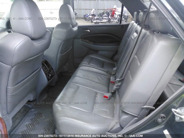 2HNYD189X5H527959 - 2005 ACURA MDX TOURING GRAY photo 8