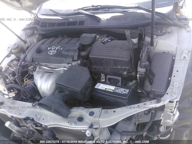 JTNBF3EK9A3000710 - 2010 TOYOTA CAMRY SE/LE/XLE SILVER photo 10