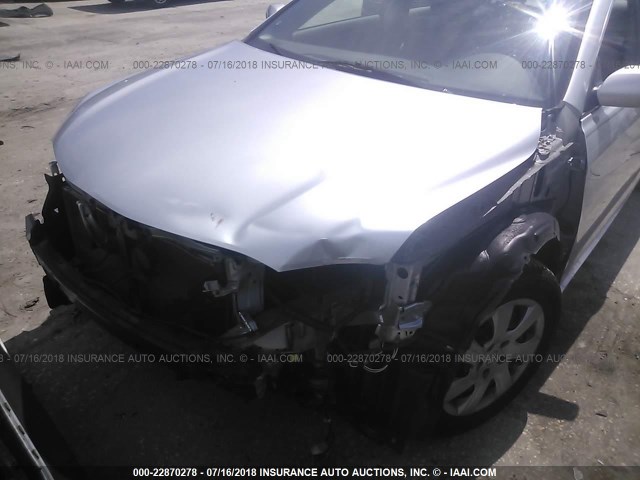 JTNBF3EK9A3000710 - 2010 TOYOTA CAMRY SE/LE/XLE SILVER photo 6