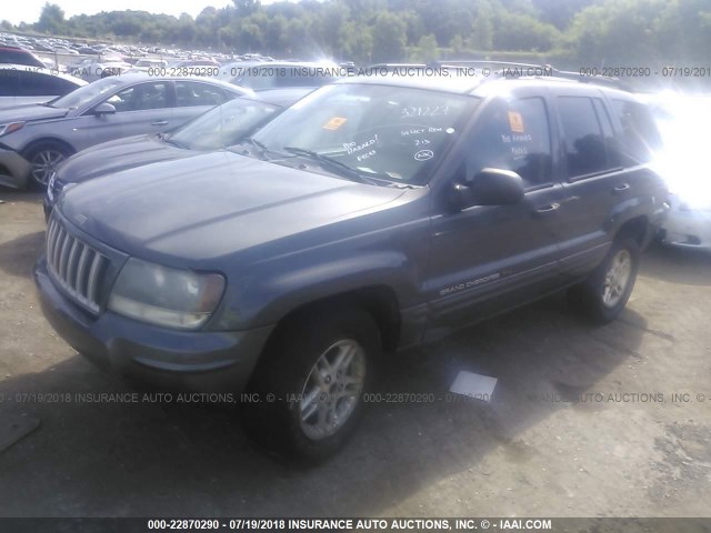 1J4GW48N54C321227 - 2004 JEEP GRAND CHEROKEE LAREDO/COLUMBIA/FREEDOM 灰色 照片 2