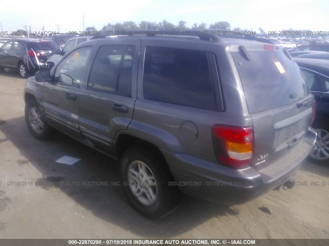 1J4GW48N54C321227 - 2004 JEEP GRAND CHEROKEE LAREDO/COLUMBIA/FREEDOM 灰色 照片 3