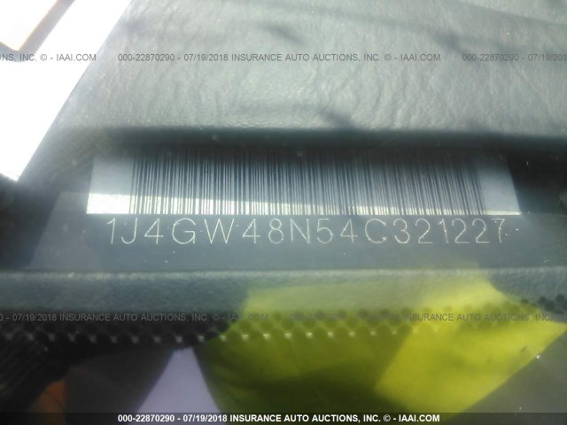 1J4GW48N54C321227 - 2004 JEEP GRAND CHEROKEE LAREDO/COLUMBIA/FREEDOM 灰色 照片 9