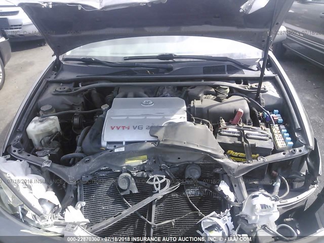 4T1BF32K65U594905 - 2005 TOYOTA CAMRY LE/XLE/SE ნაცრისფერი ფოტო 10