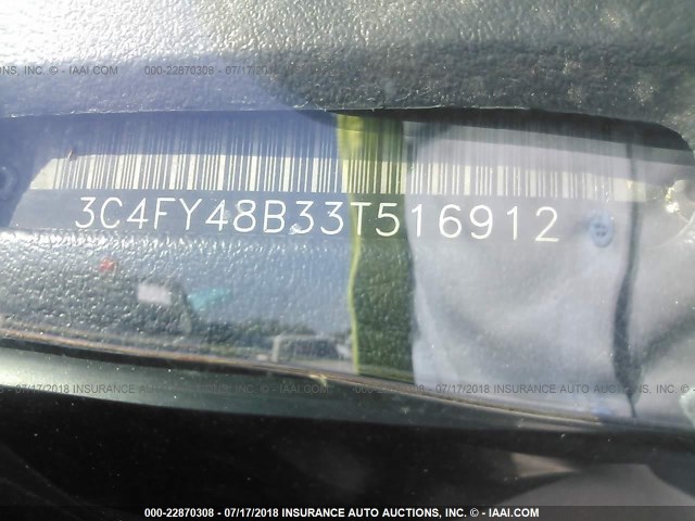 3C4FY48B33T516912 - 2003 CHRYSLER PT CRUISER CLASSIC 银色 照片 9