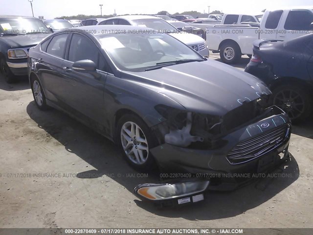 1FA6P0H7XF5120798 - 2015 FORD FUSION SE GRAY photo 1