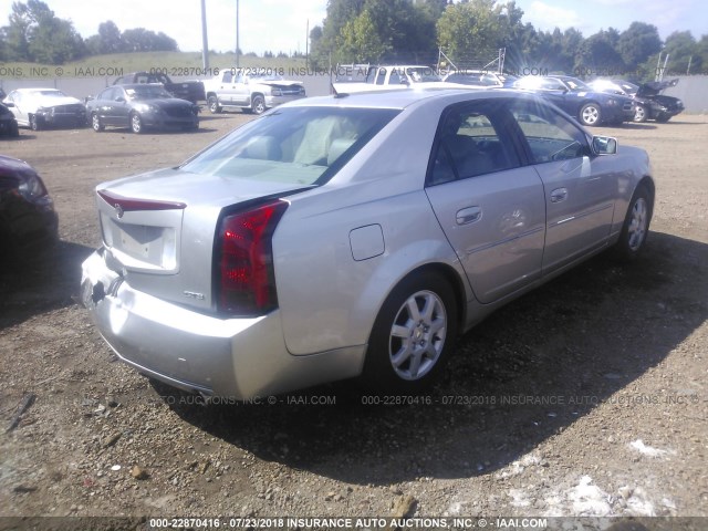 1G6DP577960102485 - 2006 CADILLAC CTS HI FEATURE V6 SILVER photo 4