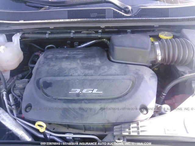 2C4RC1AG6JR111059 - 2018 CHRYSLER PACIFICA L შავი ფოტო 10