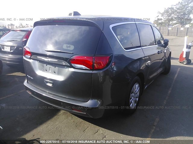 2C4RC1AG6JR111059 - 2018 CHRYSLER PACIFICA L შავი ფოტო 4