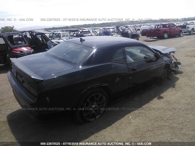 2C3CDZGG1JH235226 - 2018 DODGE CHALLENGER GT BLACK photo 4