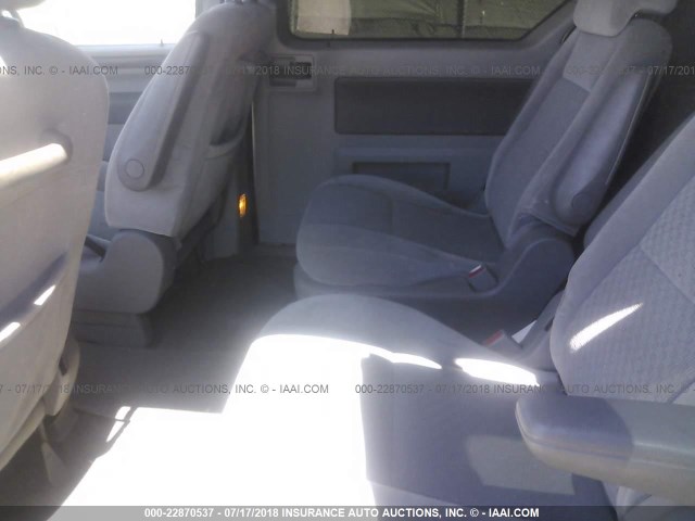 2FMZA52206BA33079 - 2006 FORD FREESTAR SEL SILVER photo 8