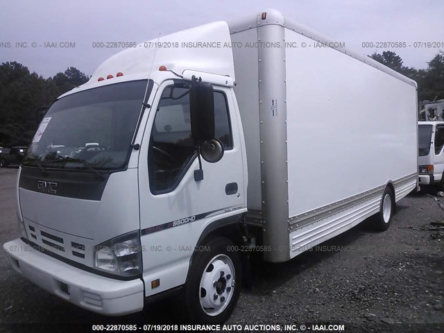 J8DE5B16977301064 - 2007 GMC 5500 W55042-HD WHITE photo 2