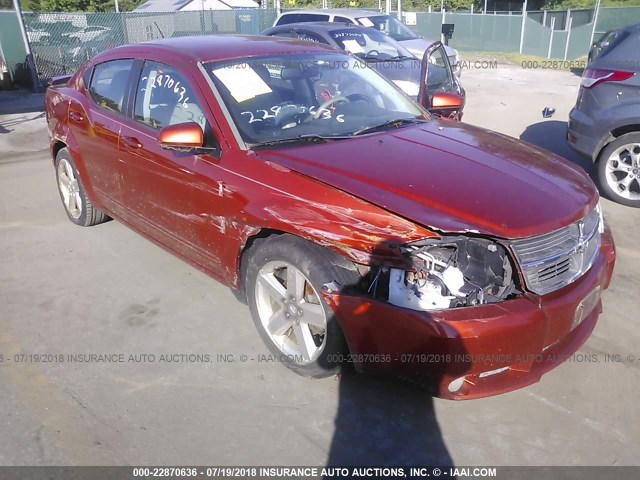 1B3LC76M48N692268 - 2008 DODGE AVENGER R/T ORANGE photo 6