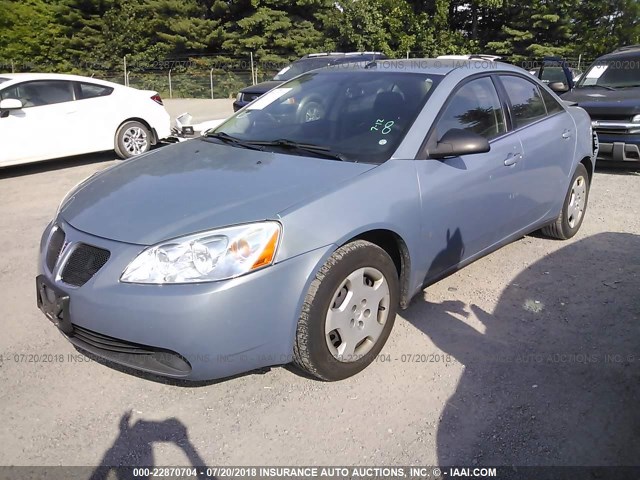 1G2ZF57B384196180 - 2008 PONTIAC G6 VALUE LEADER/BASE Light Blue photo 2