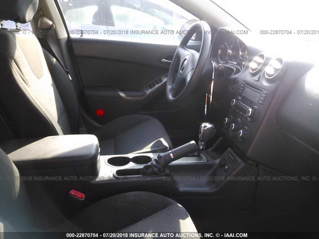 1G2ZF57B384196180 - 2008 PONTIAC G6 VALUE LEADER/BASE Light Blue photo 5