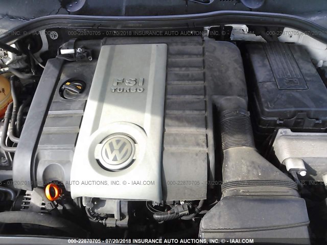 WVWJK73C27P095272 - 2007 VOLKSWAGEN PASSAT WHITE photo 10