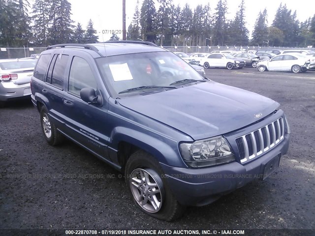 1J4GX48S84C150282 - 2004 JEEP GRAND CHEROKEE LAREDO/COLUMBIA/FREEDOM 青色 照片 1