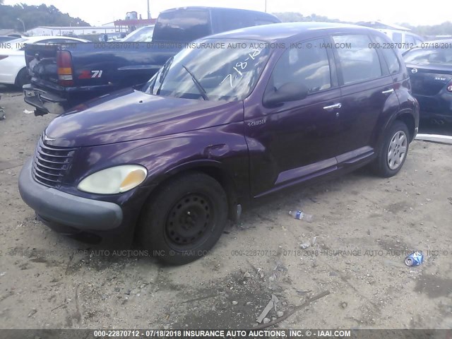 3C4FY48B72T353244 - 2002 CHRYSLER PT CRUISER CLASSIC PURPLE photo 2