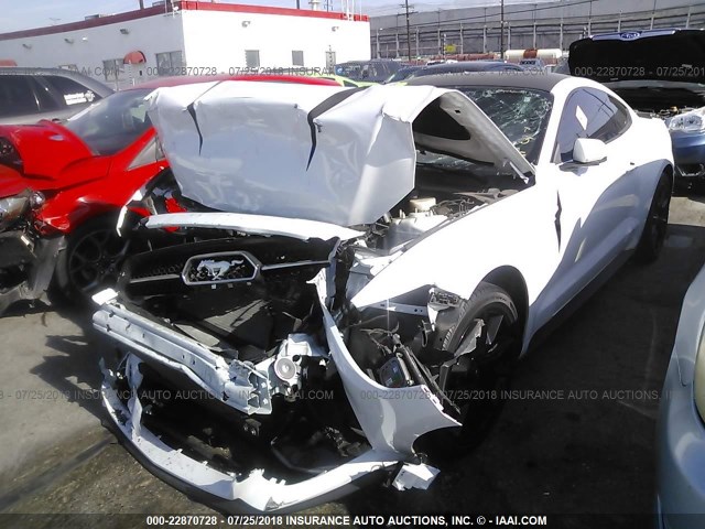 1FA6P8TH1F5319091 - 2015 FORD MUSTANG WHITE photo 2
