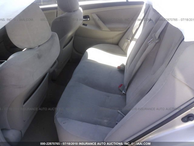 4T1BE46K39U804059 - 2009 TOYOTA CAMRY SE/LE/XLE ოქროსფერი ფოტო 8