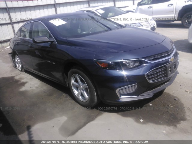 1G1ZB5ST5GF316256 - 2016 CHEVROLET MALIBU LS Mavi foto 1