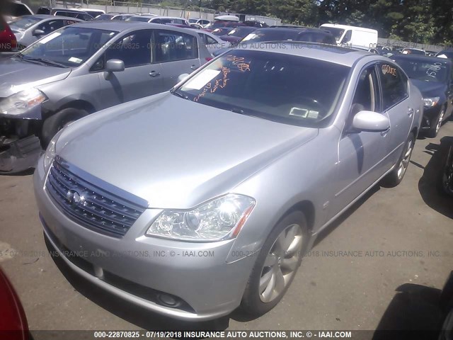 JNKAY01F27M458480 - 2007 INFINITI M35 SPORT SILVER photo 2