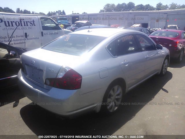 JNKAY01F27M458480 - 2007 INFINITI M35 SPORT SILVER photo 4