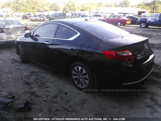 1HGCT1B83EA016922 - 2014 HONDA ACCORD EXL BLACK photo 3