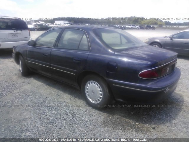 2G4WY52M5W1514225 - 1998 BUICK CENTURY LIMITED BLUE photo 3