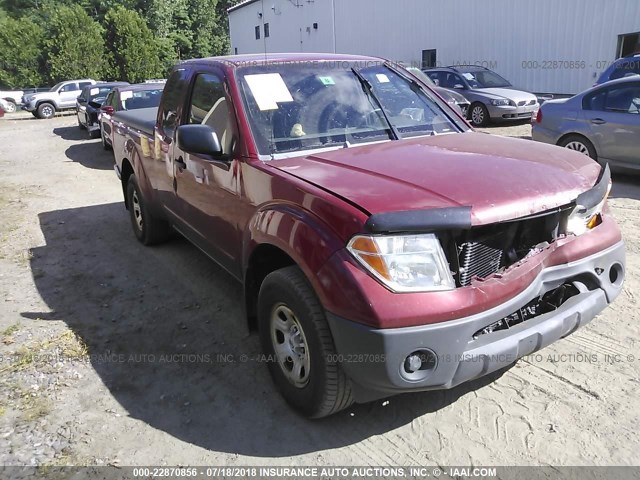 1N6BD06T97C449665 - 2007 NISSAN FRONTIER KING CAB XE MAROON photo 1