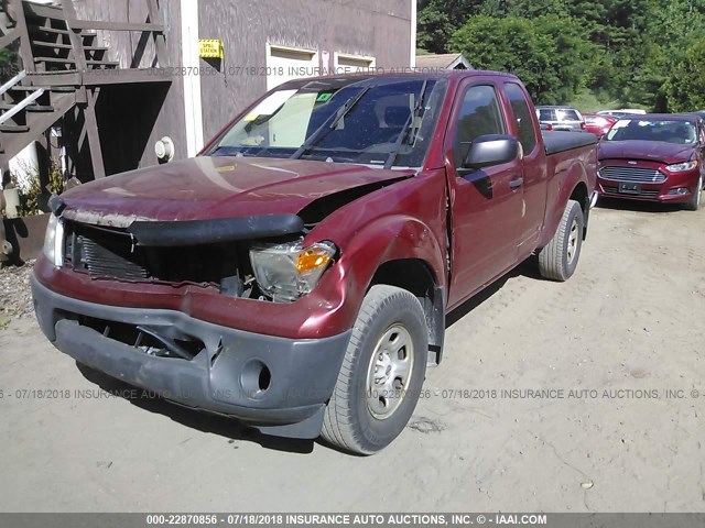 1N6BD06T97C449665 - 2007 NISSAN FRONTIER KING CAB XE MAROON photo 2