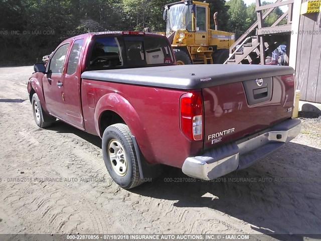 1N6BD06T97C449665 - 2007 NISSAN FRONTIER KING CAB XE MAROON photo 3