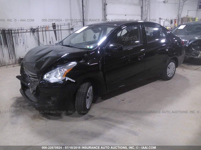 ML32F3FJ7JHF08547 - 2018 MITSUBISHI MIRAGE G4 ES Qara foto 2