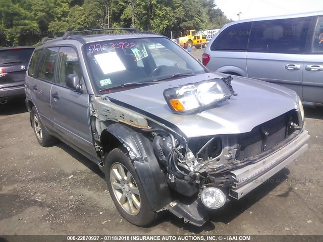 JF1SG65665H726710 - 2005 SUBARU FORESTER 2.5XS Күміс фото 1
