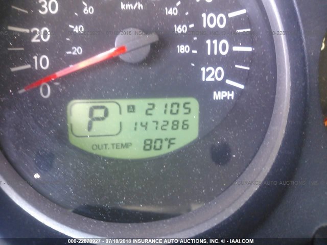 JF1SG65665H726710 - 2005 SUBARU FORESTER 2.5XS Күміс фото 7