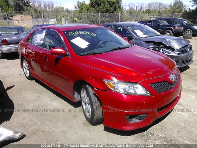 4T1BK3EK9BU622893 - 2011 TOYOTA CAMRY SE/LE/XLE BURGUNDY photo 1