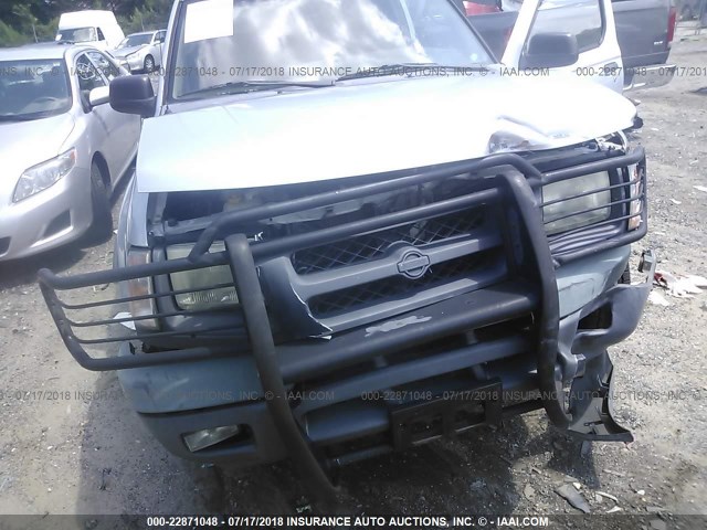 5N1ED28TX1C590160 - 2001 NISSAN XTERRA XE/SE SILVER photo 6