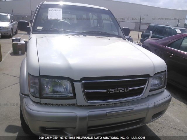 JACDJ58X4X7920985 - 1999 ISUZU TROOPER S WHITE photo 6