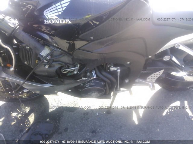 JH2PC40017M007658 - 2007 HONDA CBR600 RR BLACK photo 9