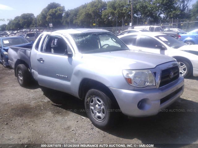5TETX22N37Z402599 - 2007 TOYOTA TACOMA ACCESS CAB Silber Foto 1